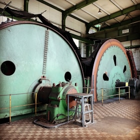a large metal machine