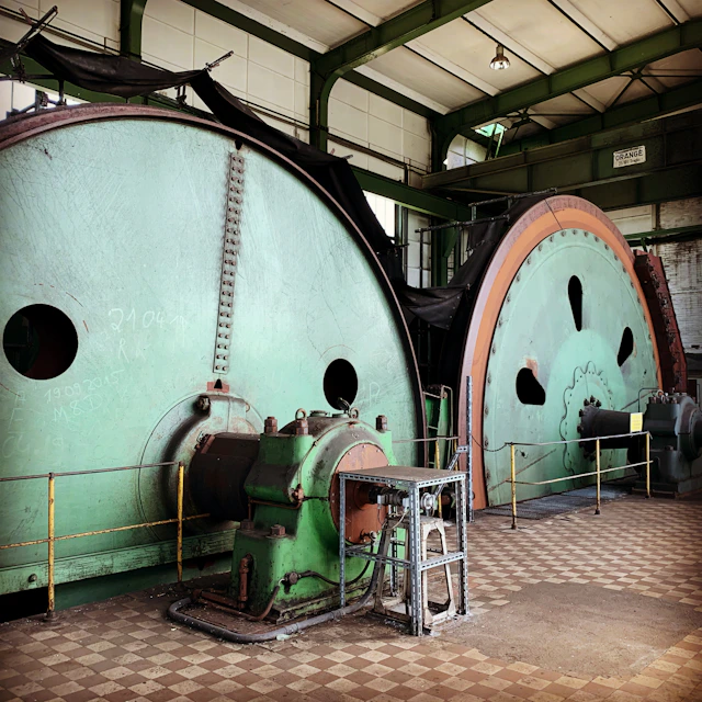 a large metal machine