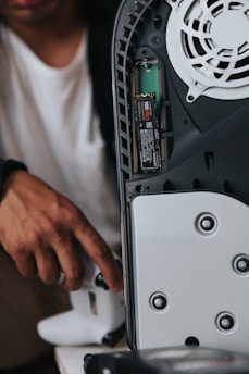 a person holding a phone