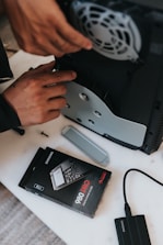 a person using a cell phone