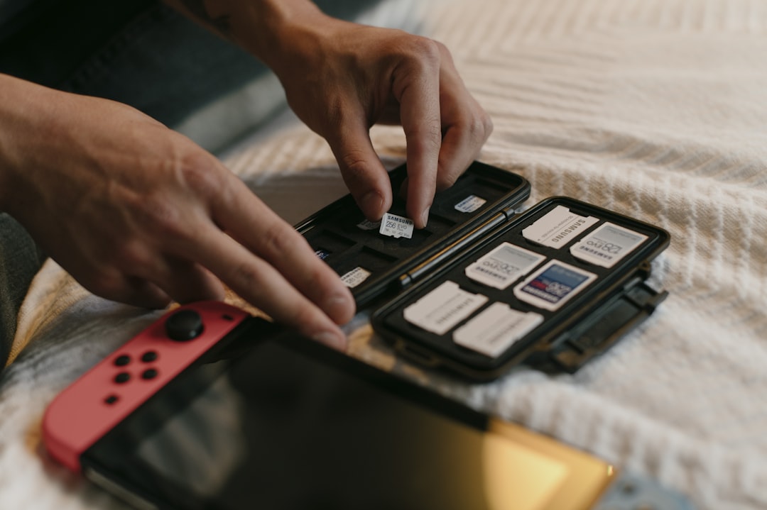 a person using a touchscreen device,