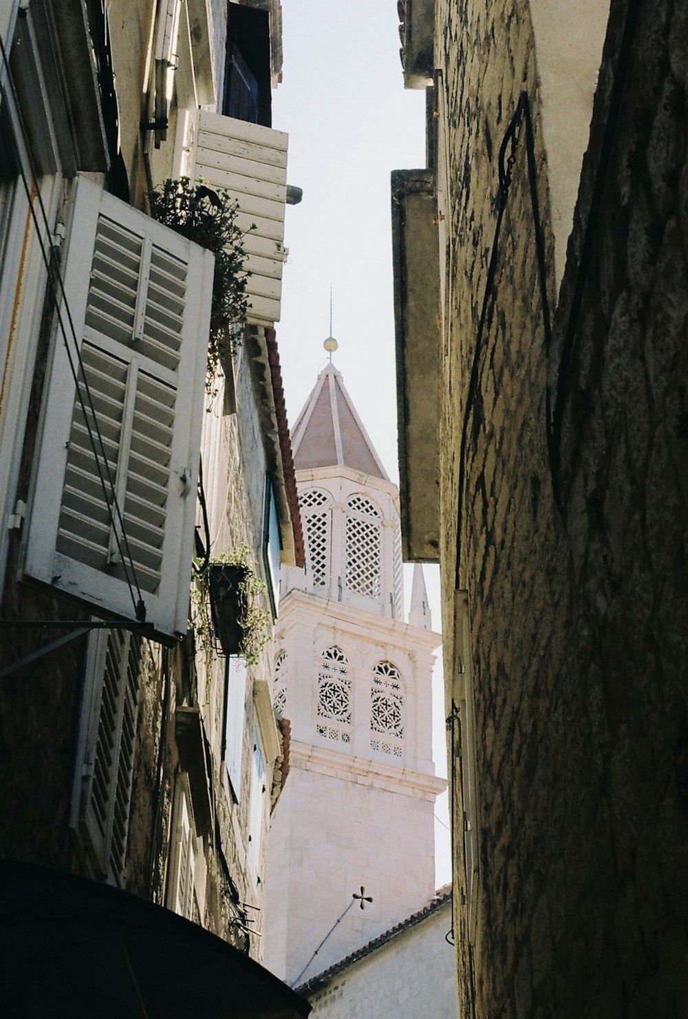 a building with a tower