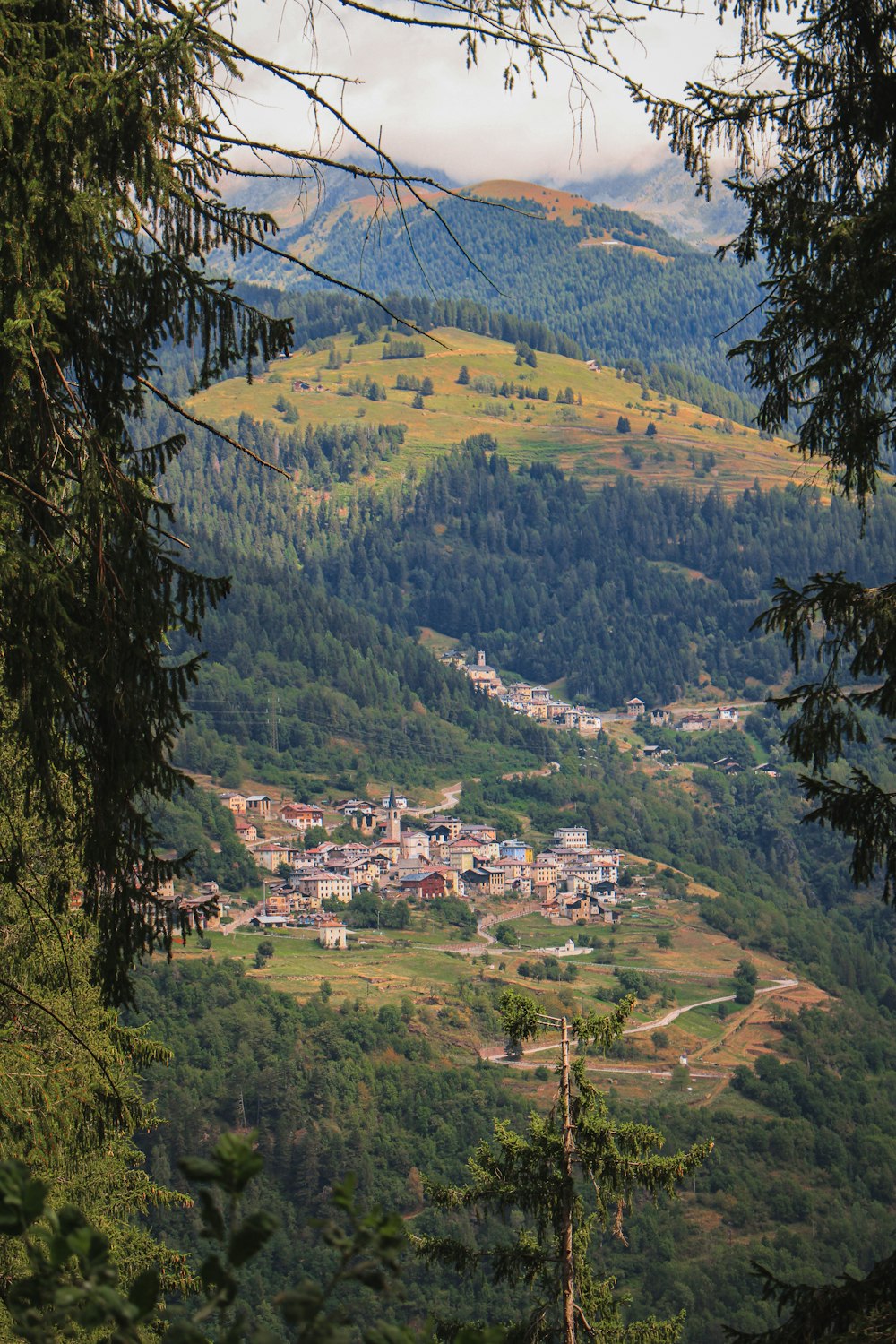 a town in the valley