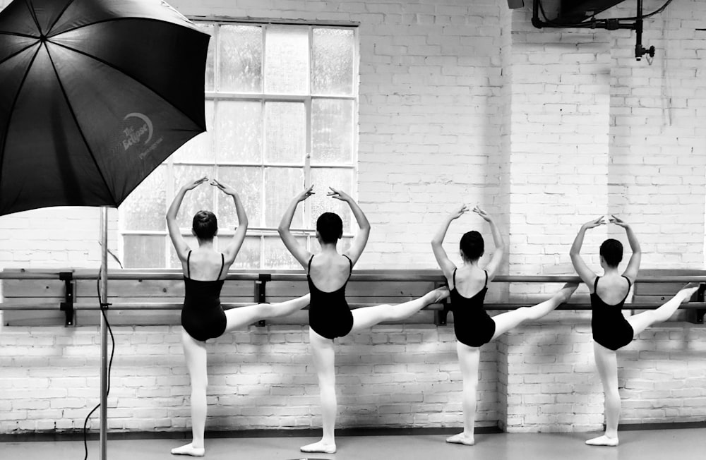 a group of women dancing