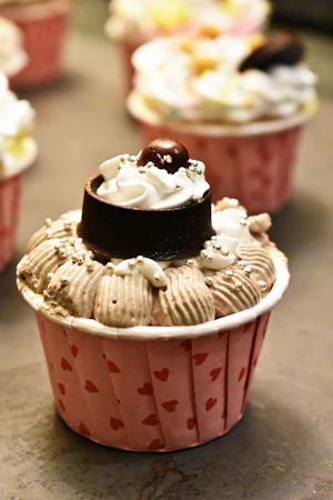 Frosted cupcake