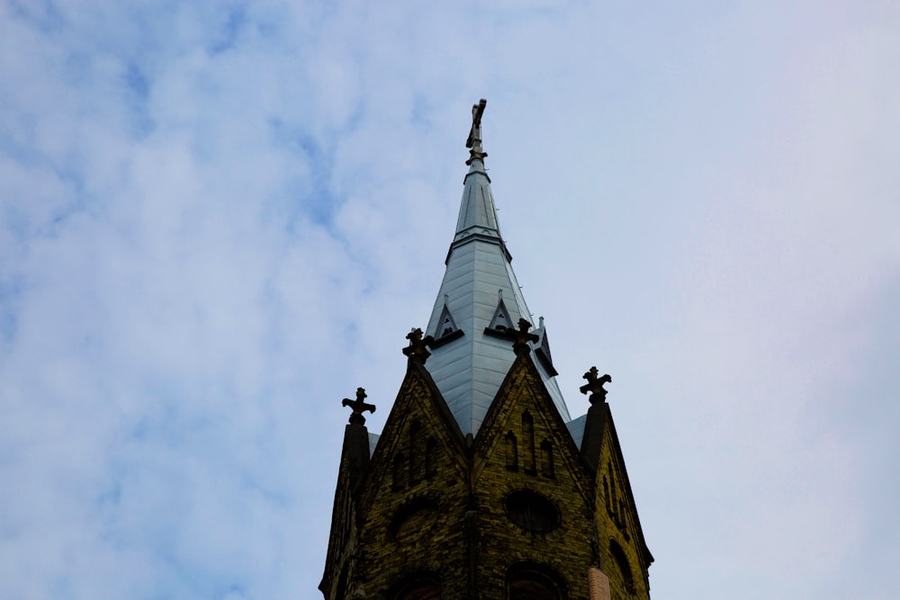 a tall building with a steeple