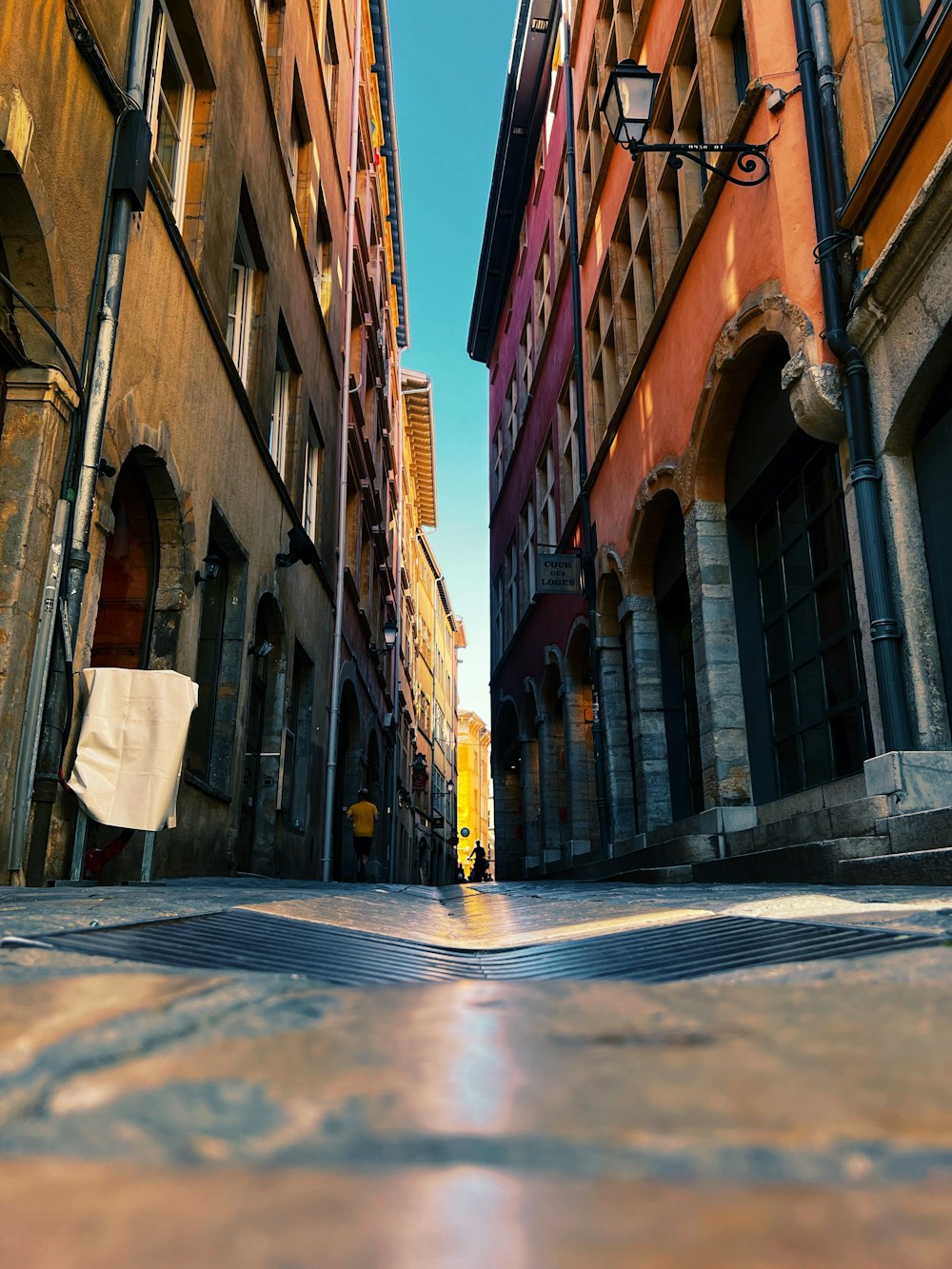 a street with buildings on both sides