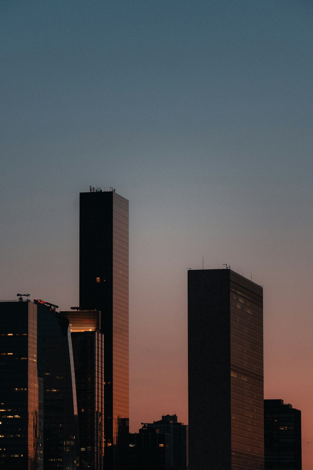 a group of tall buildings