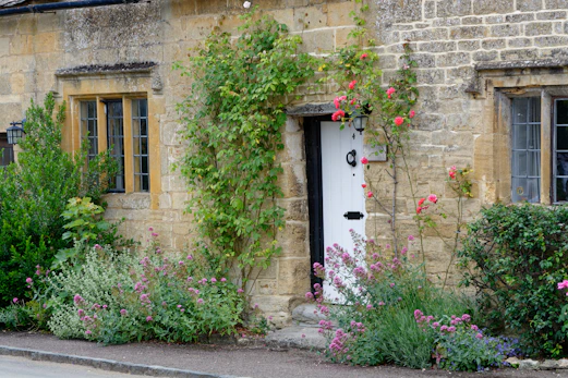 A door in country cottage.