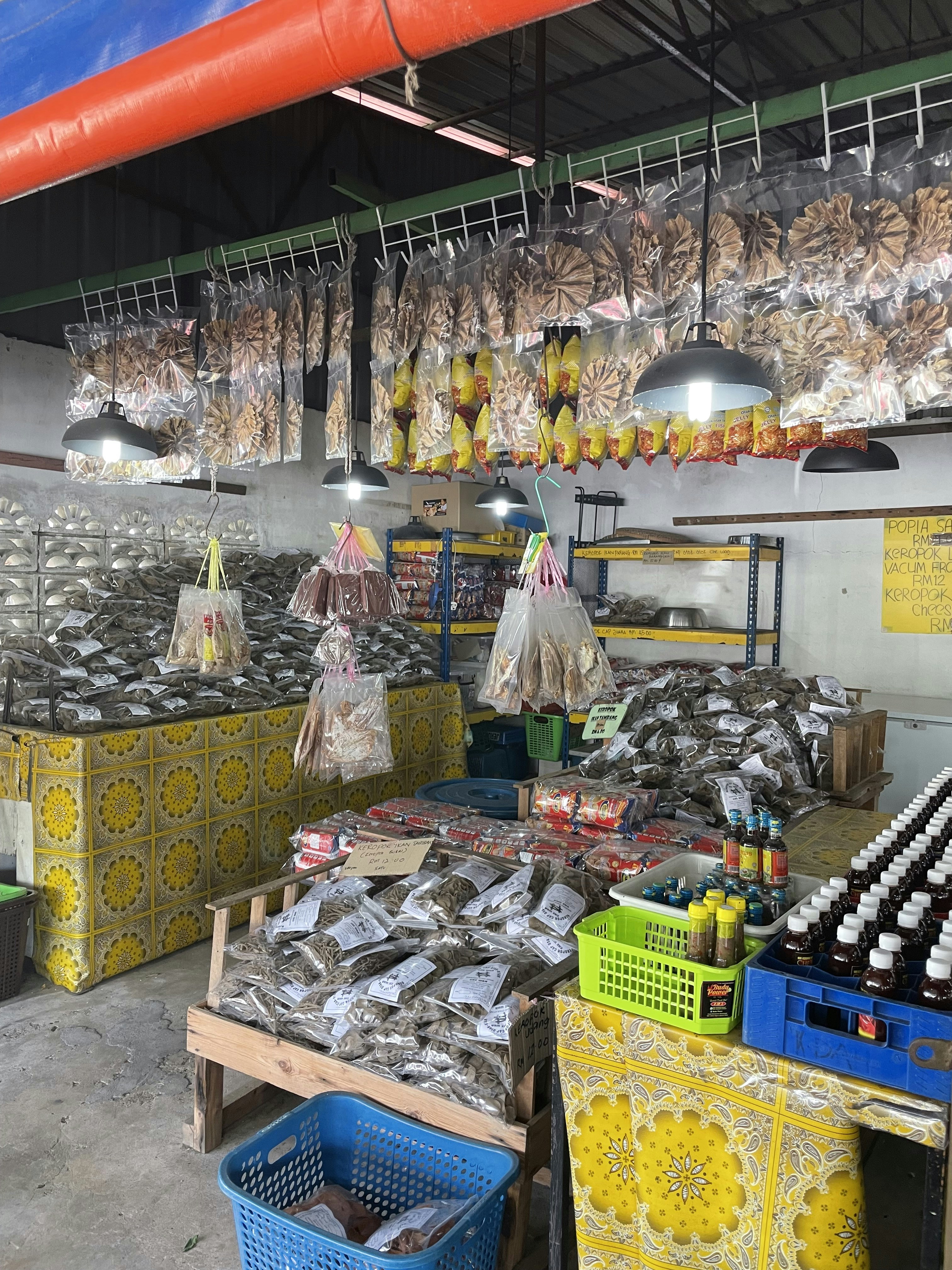 a store with various items