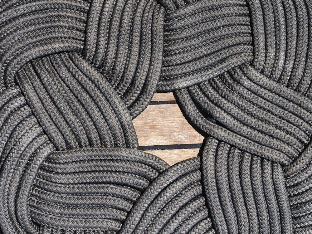 a close-up of some ropes