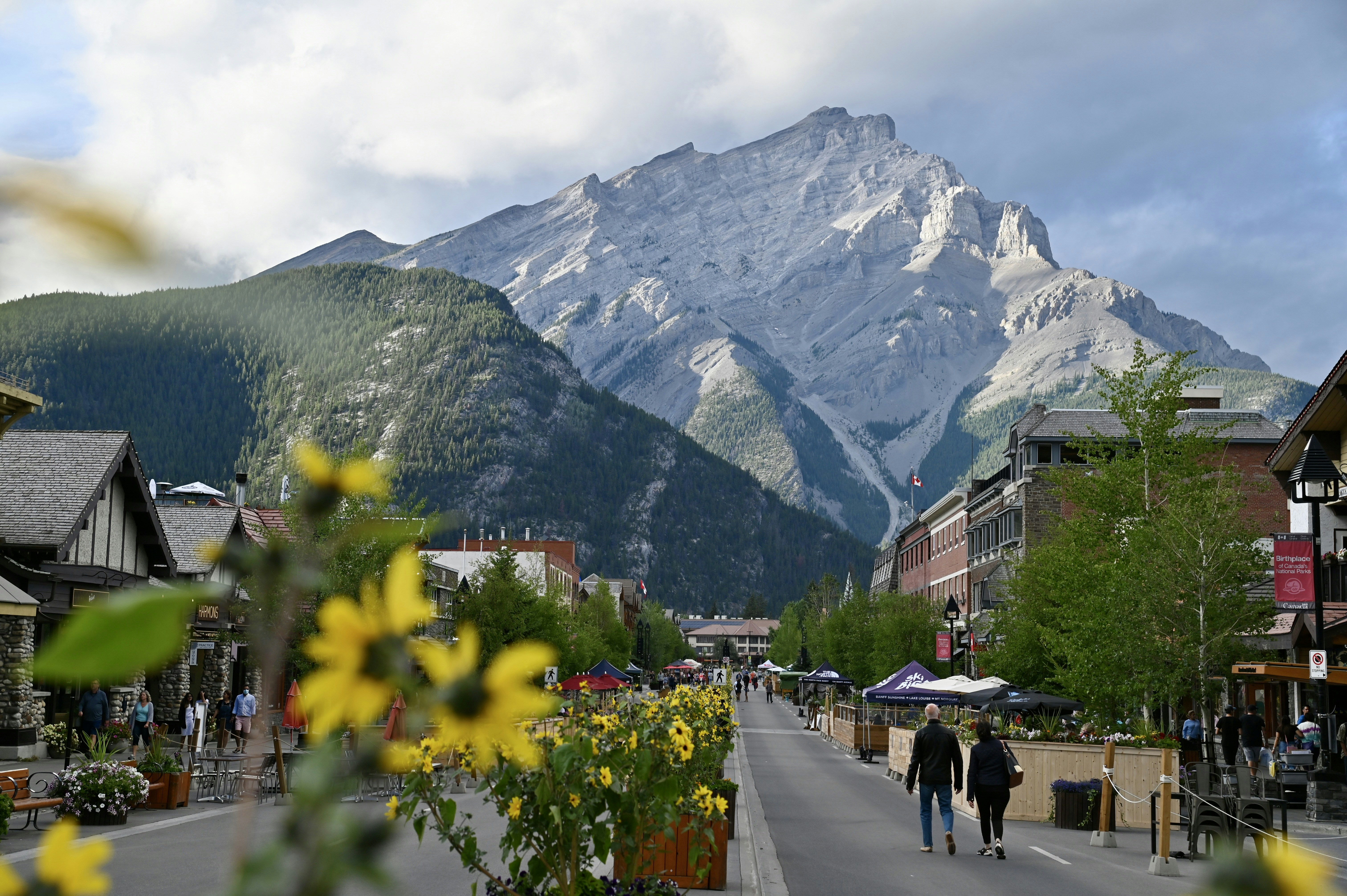 Banff Avenue in the Town of Banff