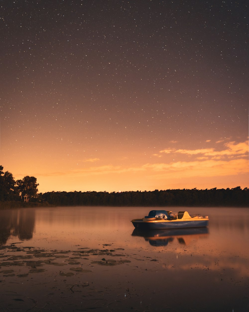 a boat on the water