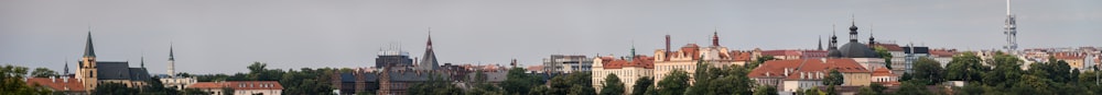 a city with many buildings