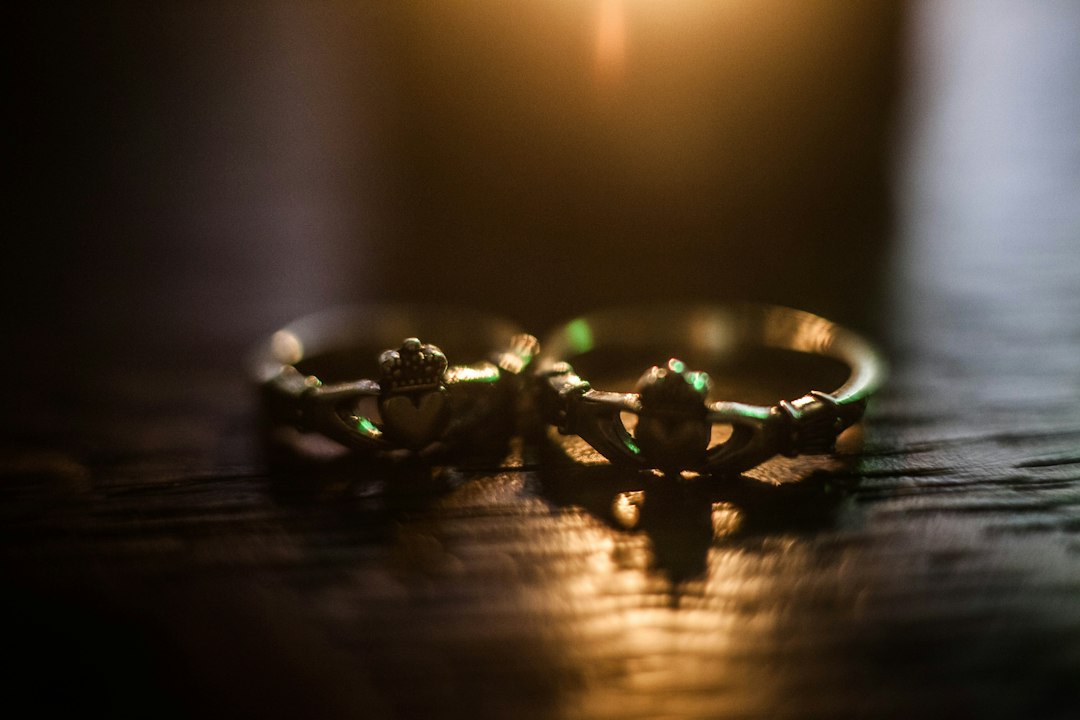 claddagh ring closeup