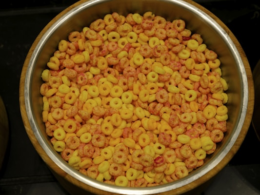 a bowl of food