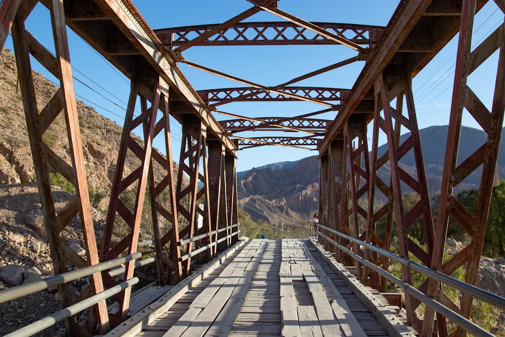 a bridge over a river