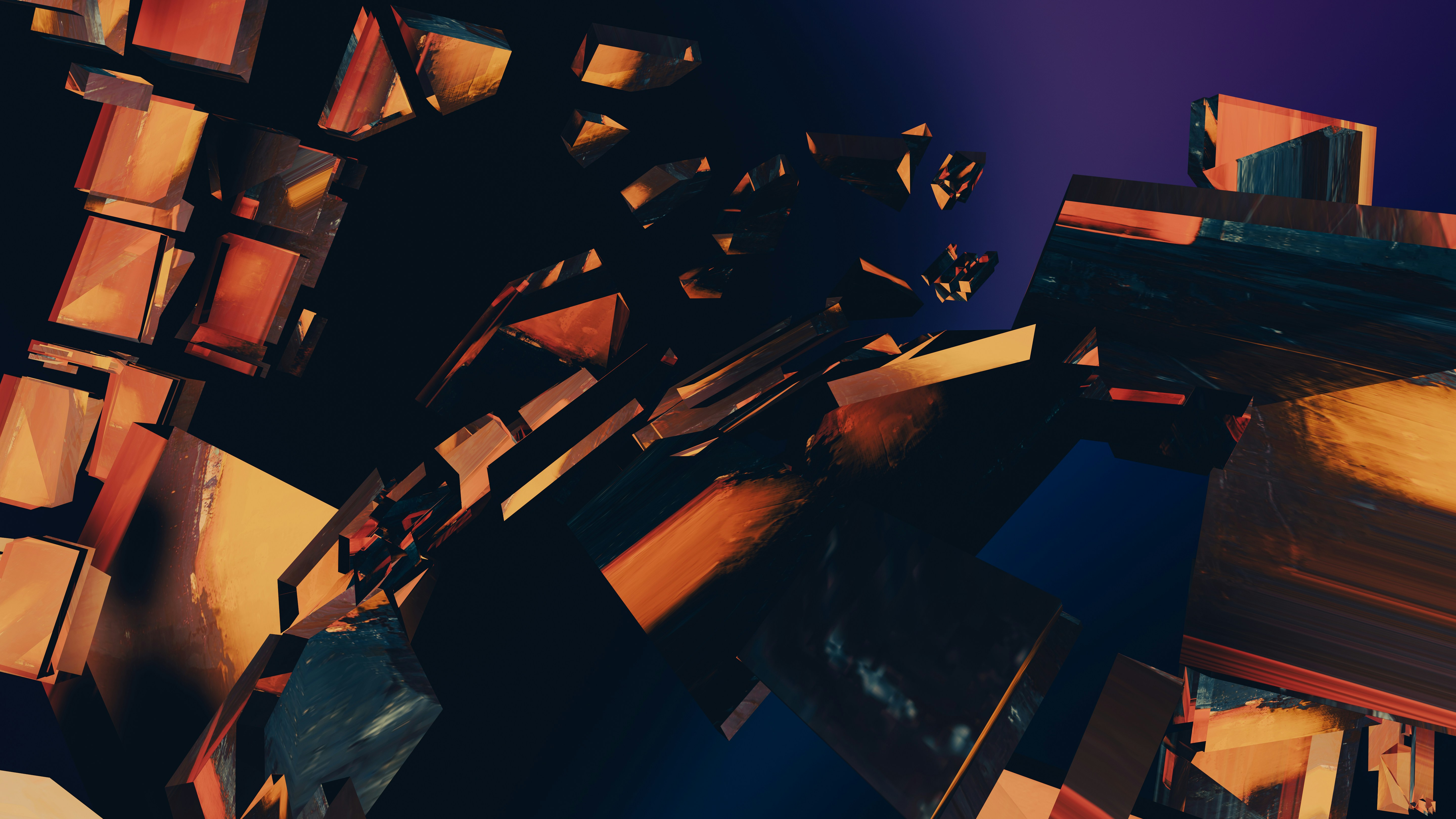 a group of wooden boxes