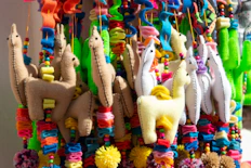 a group of stuffed animals