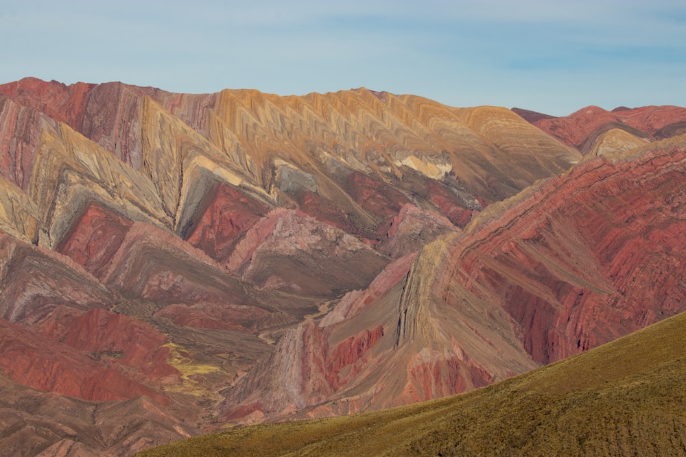 a large red canyon