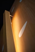Close-up of elegant baseboards in a modern setting.