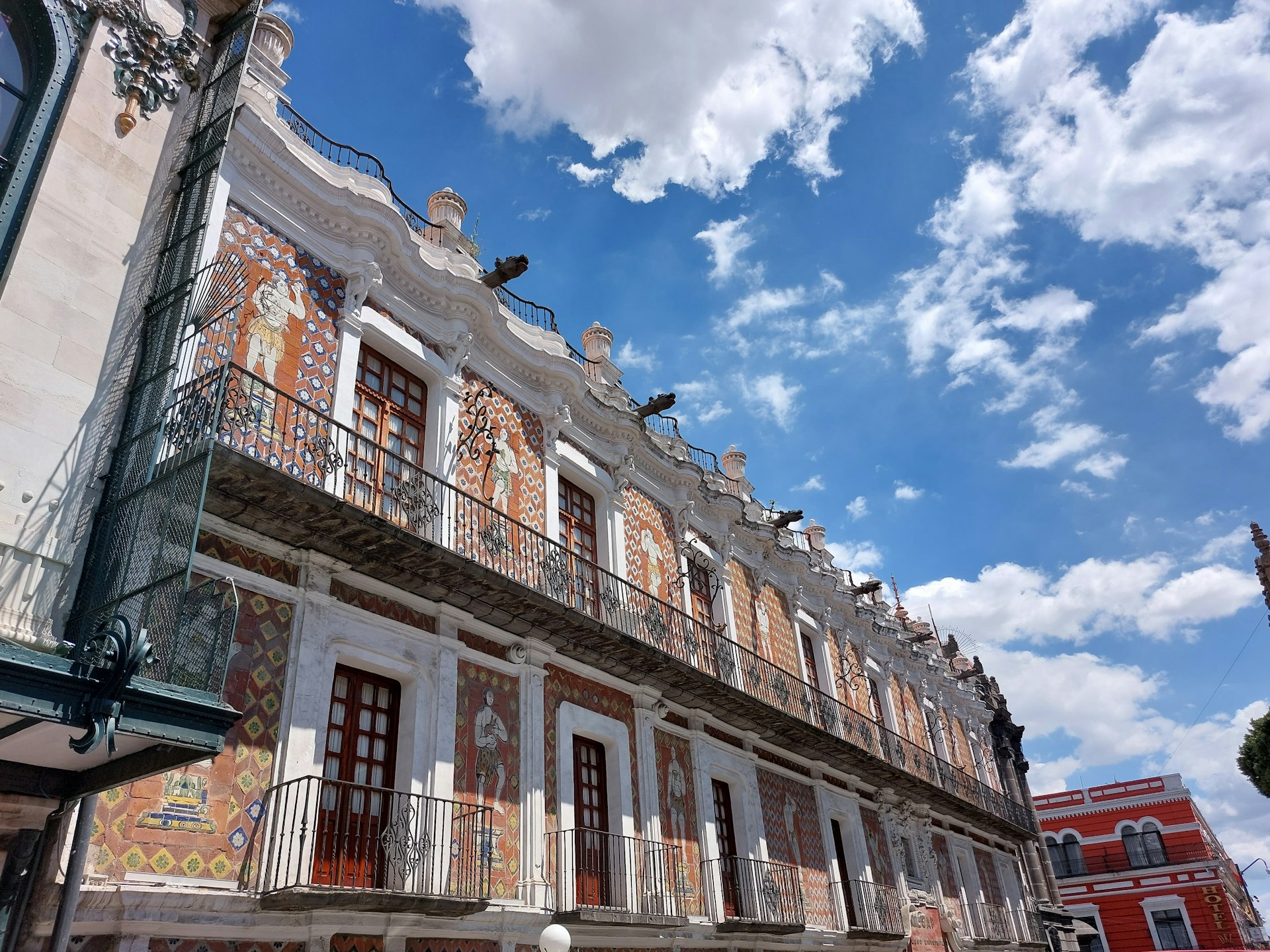 a large brick building