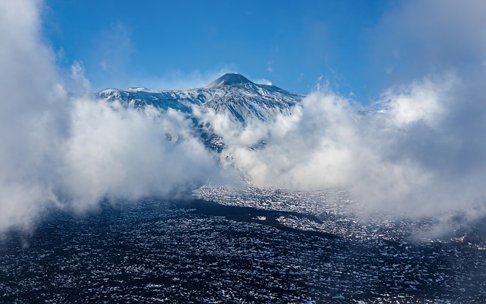 a group of clouds in the sky