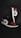 A pair of stylish athletic shoes in black, white, and red colors with distinctive branding. The shoes are positioned against a dark background, showcasing their sleek design and detailed craftsmanship.