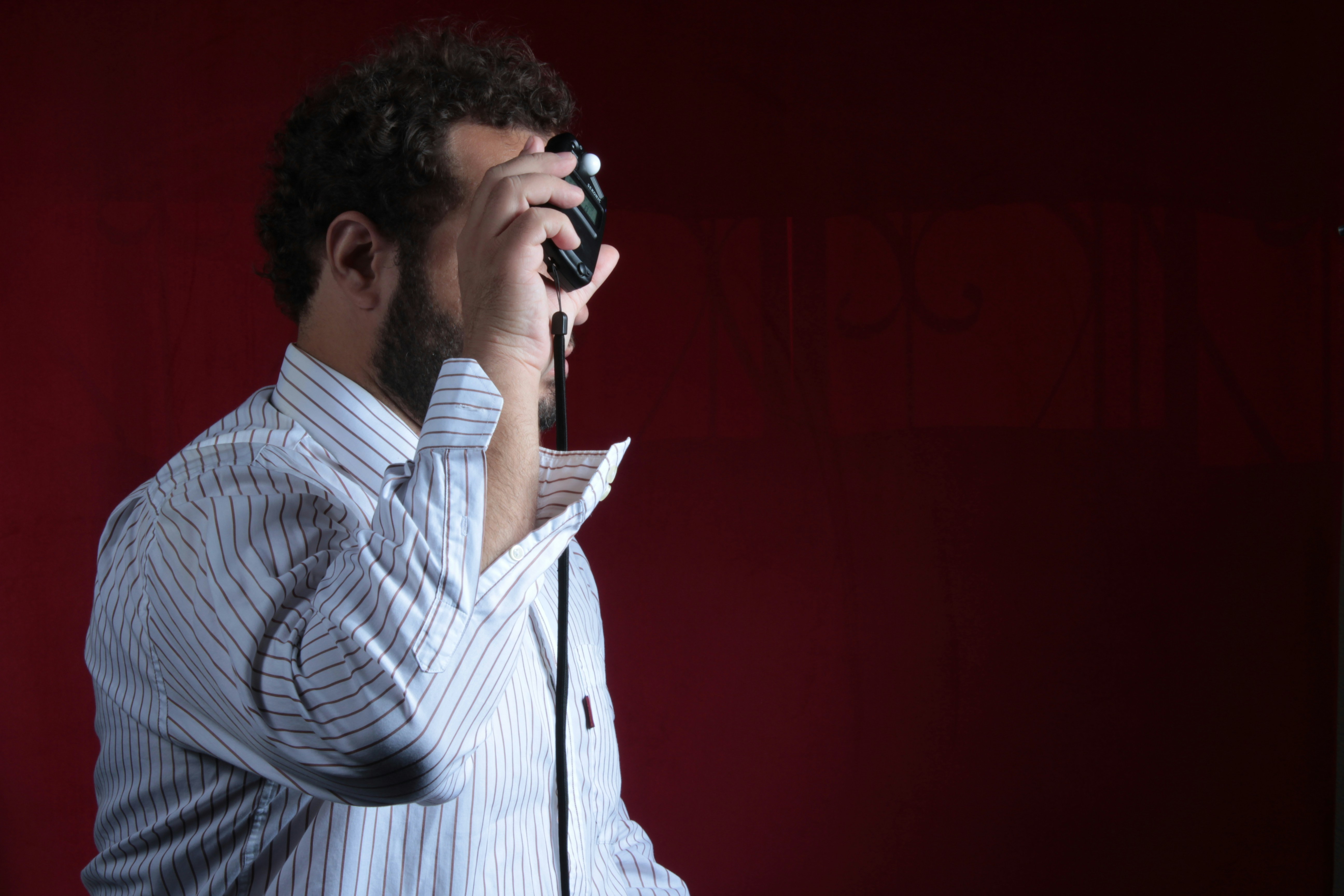 a man singing into a microphone