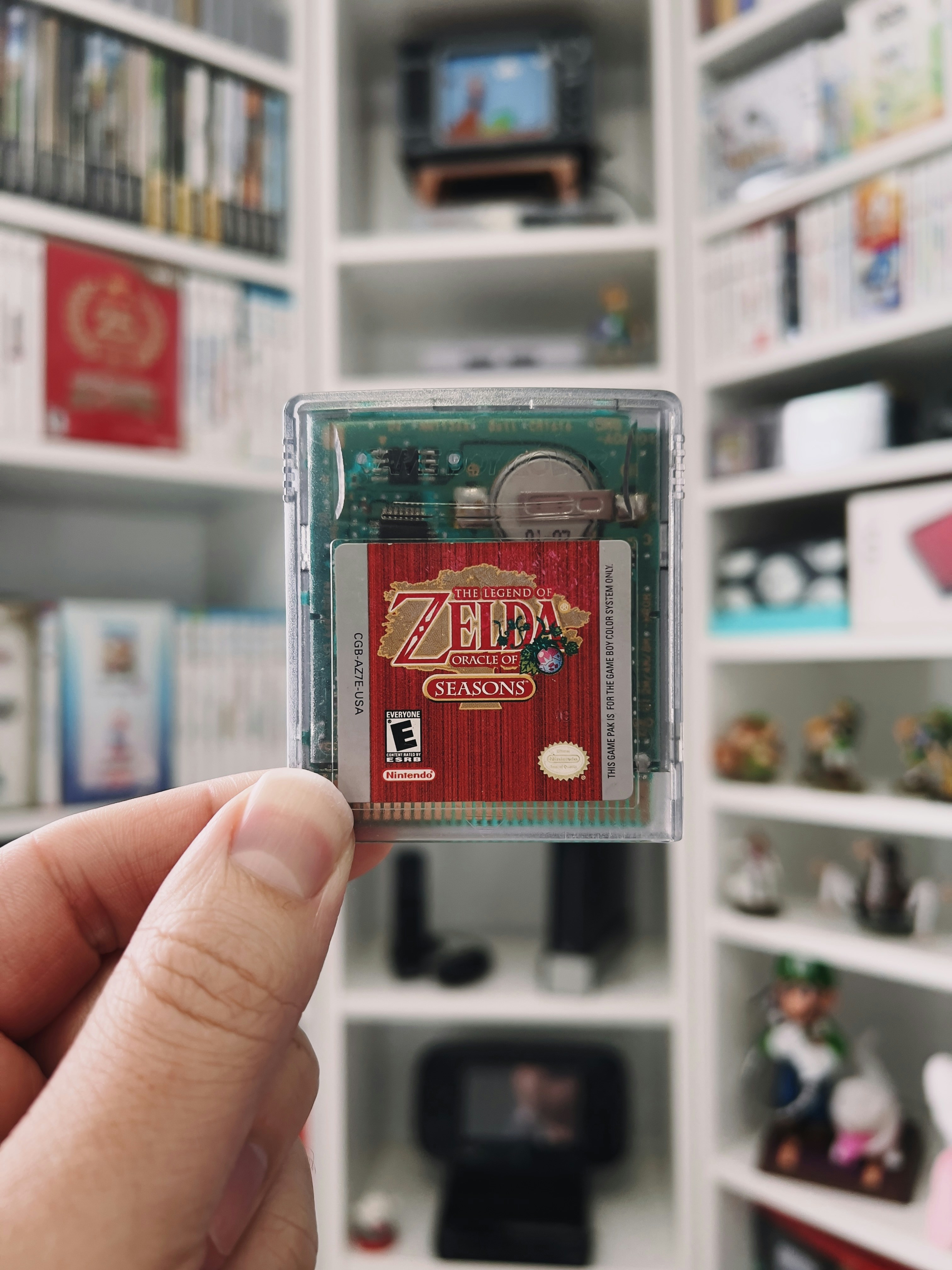 Zelda game cartridge seasons