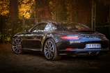 a black sports car