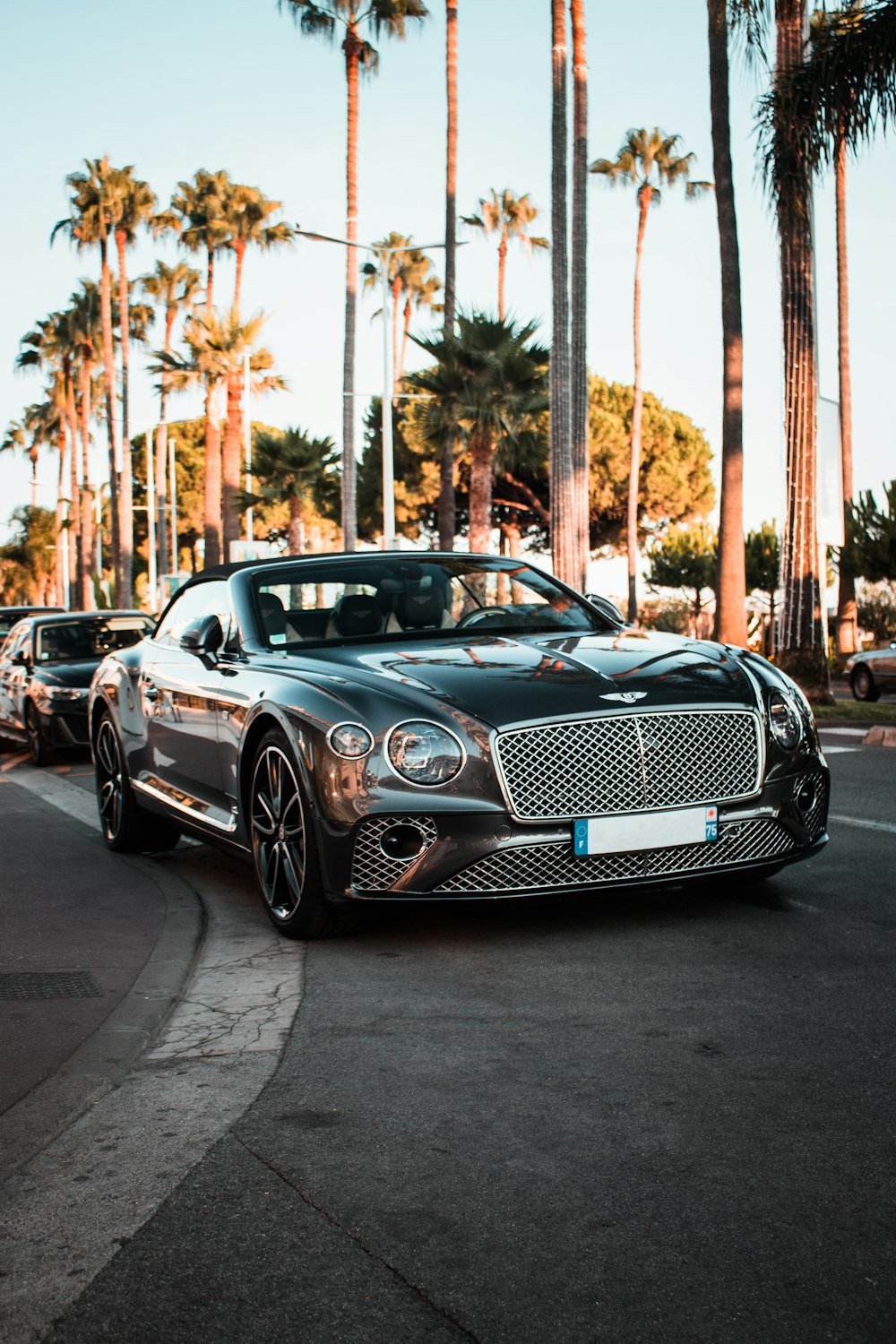 a car parked on the side of the road