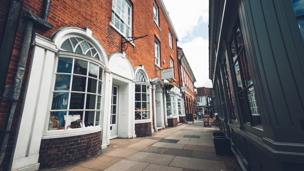 a street with buildings on both sides