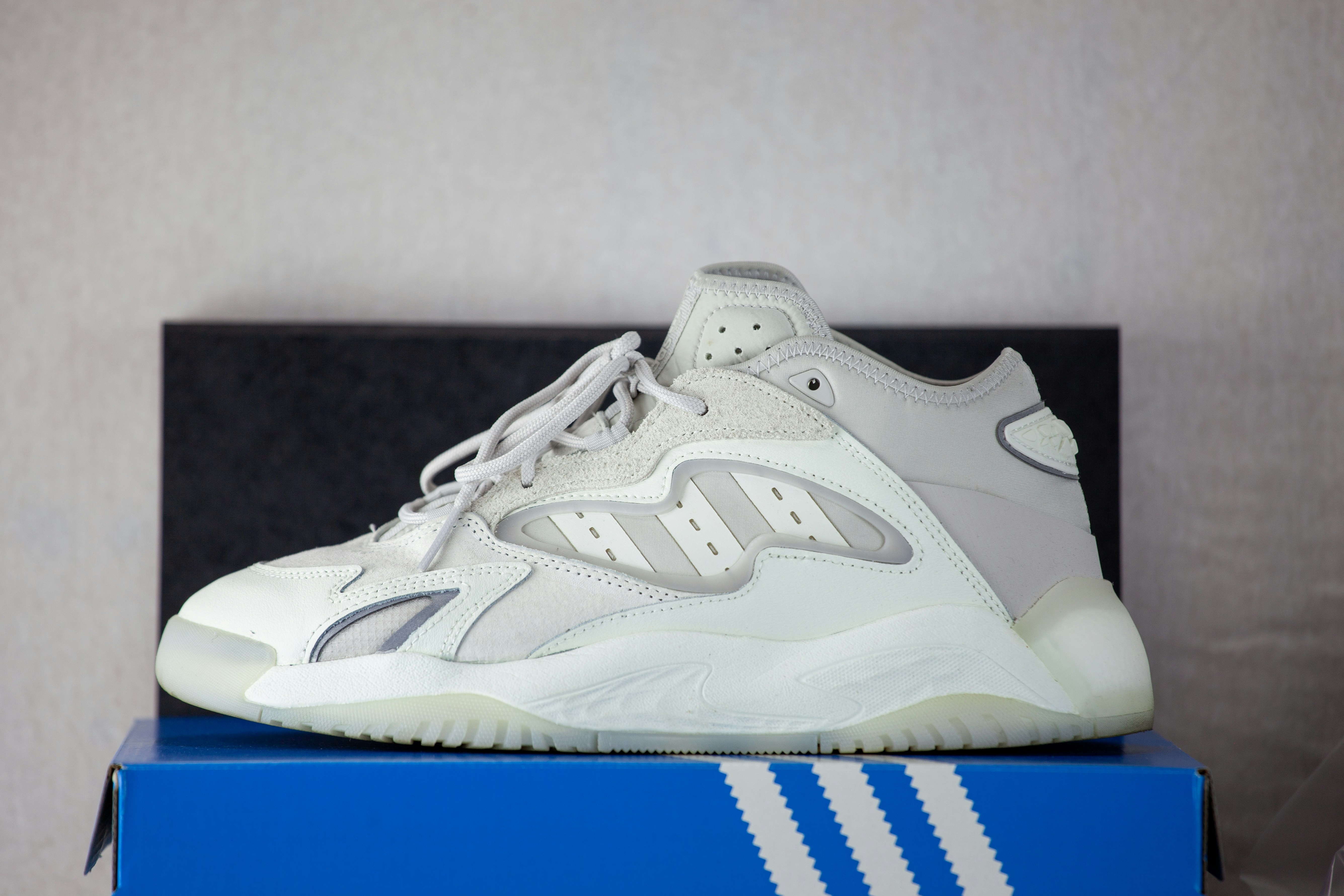 a white and grey shoe