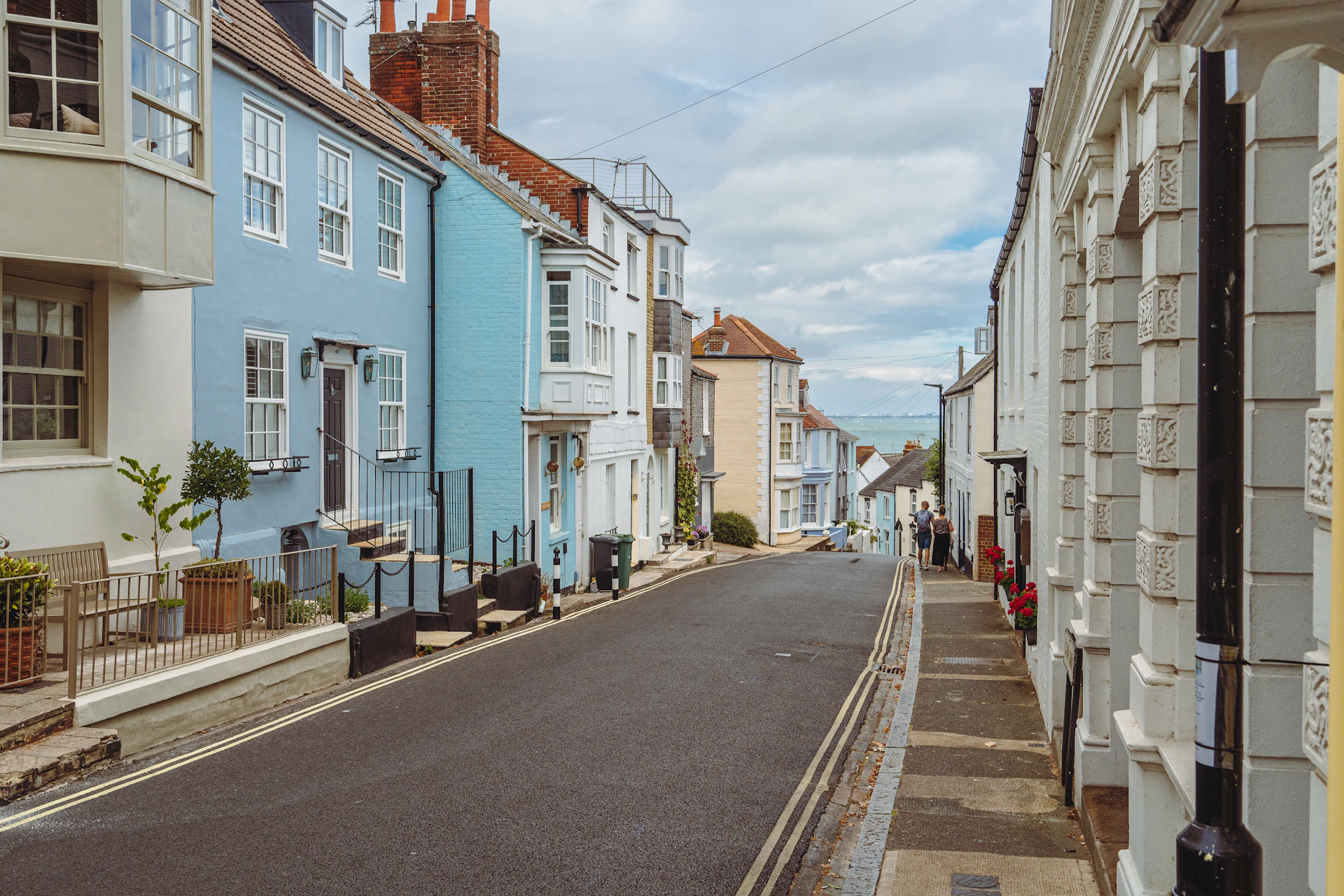 a street with buildings on both sides