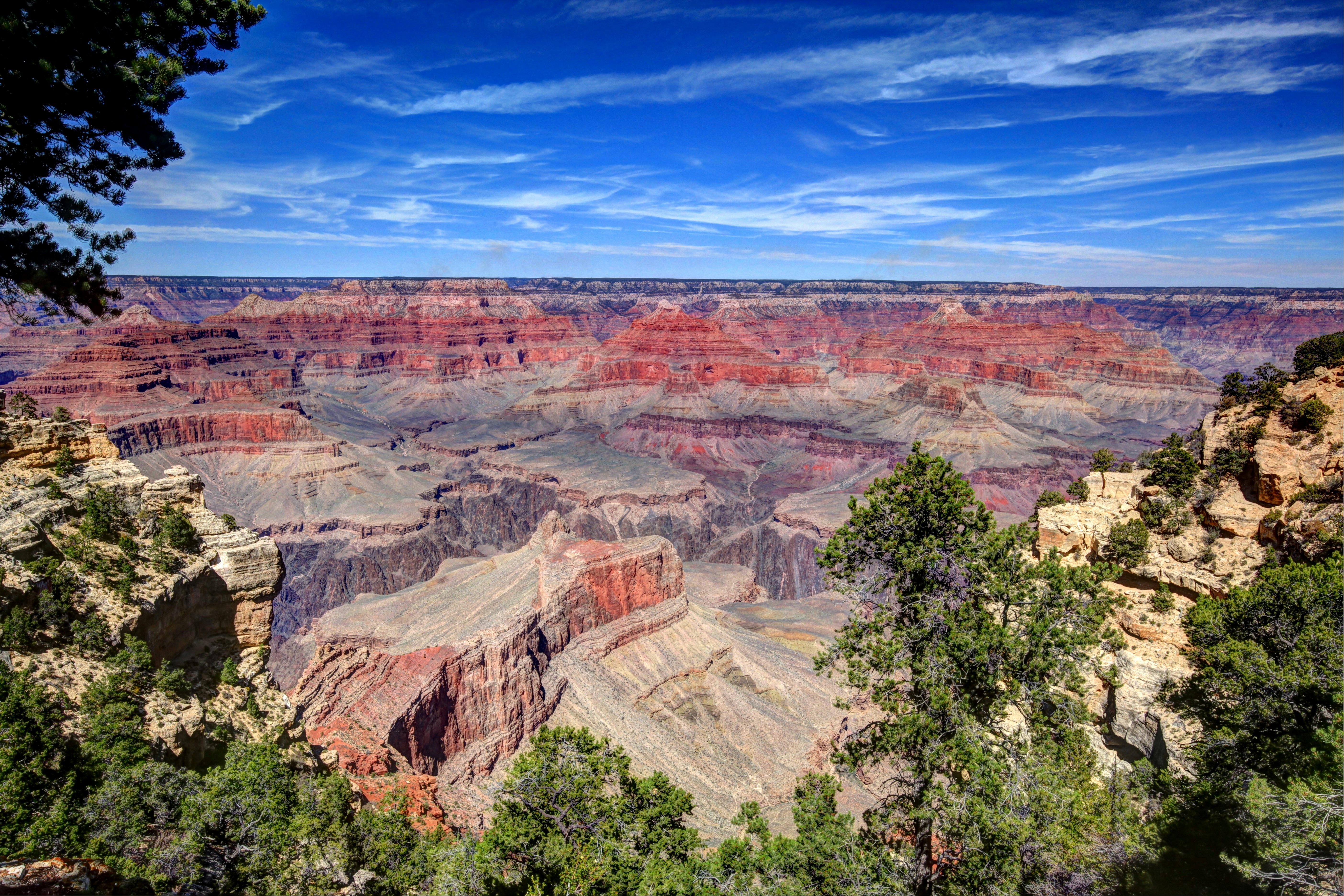 a canyon with a river running through it