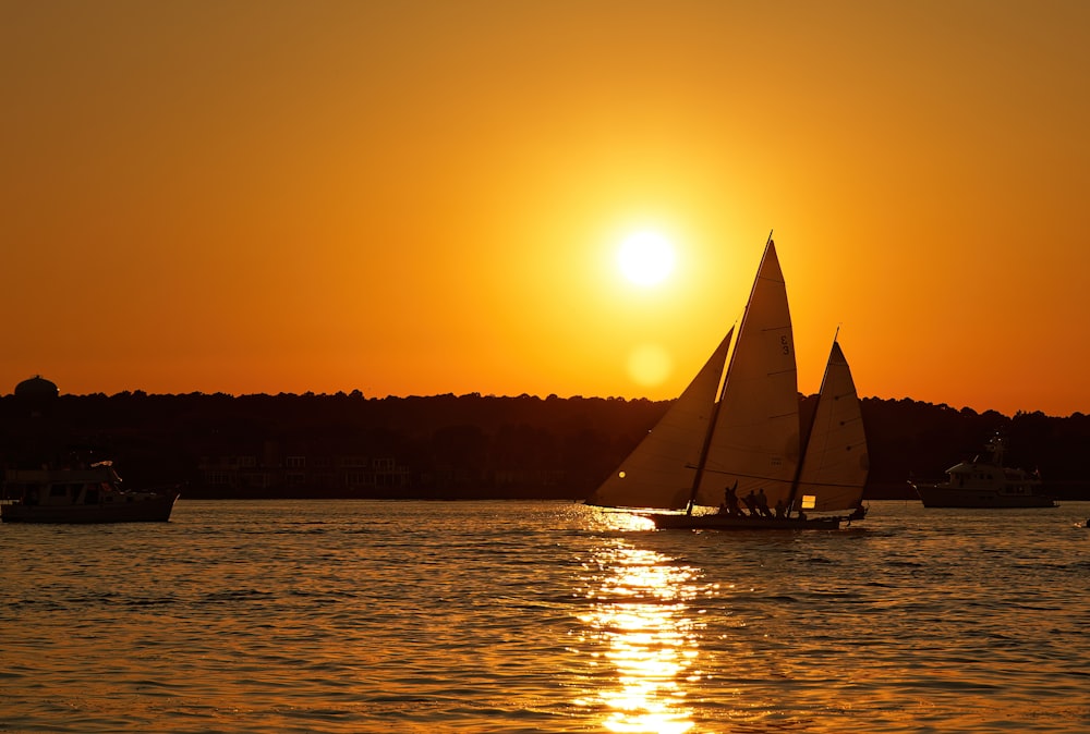 a sailboat in the water