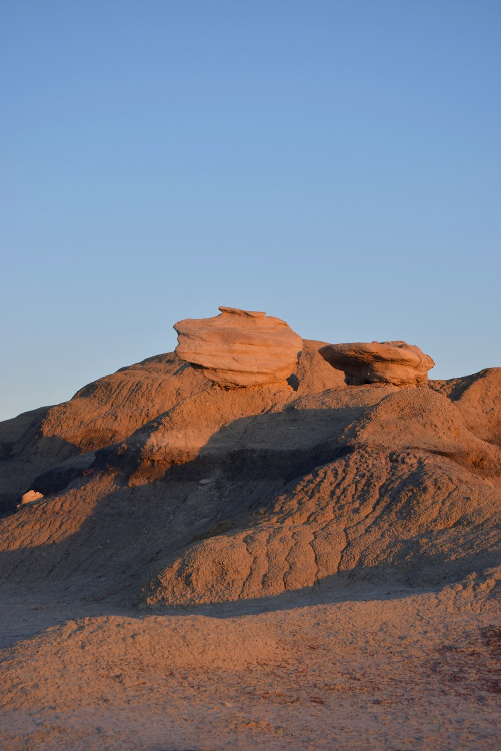 a large rock formation