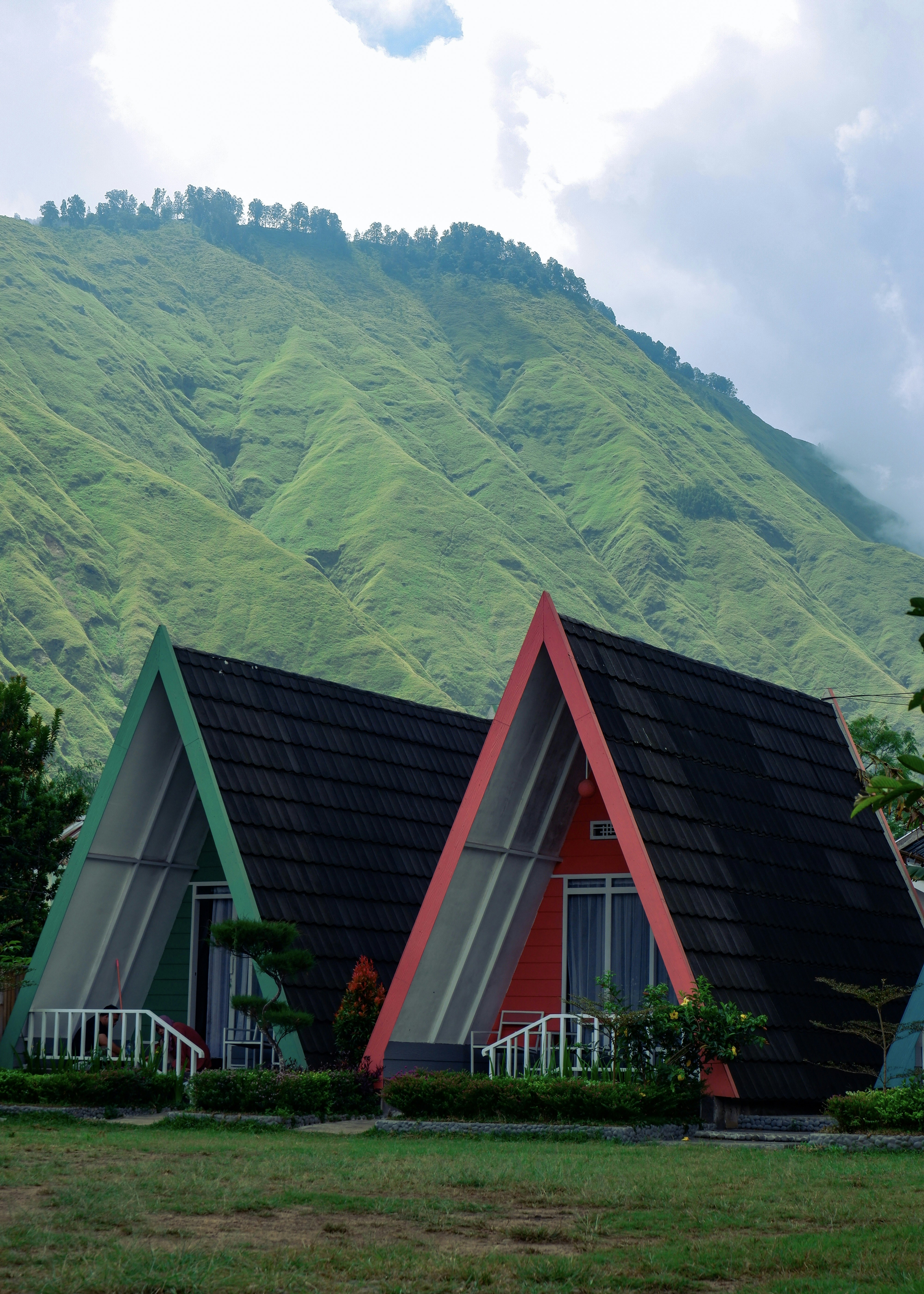 a house with a red roof