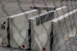 A close-up view of a high-quality barrier system in Qatar.