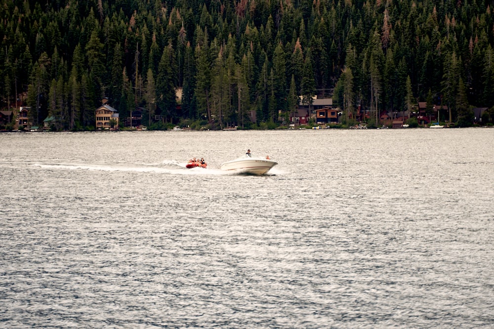 a boat on the water