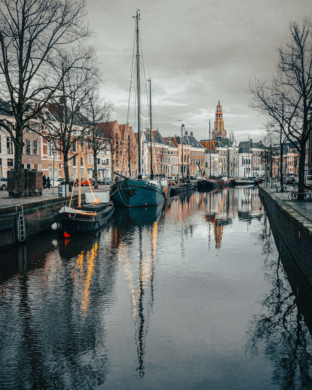 boats in a canal