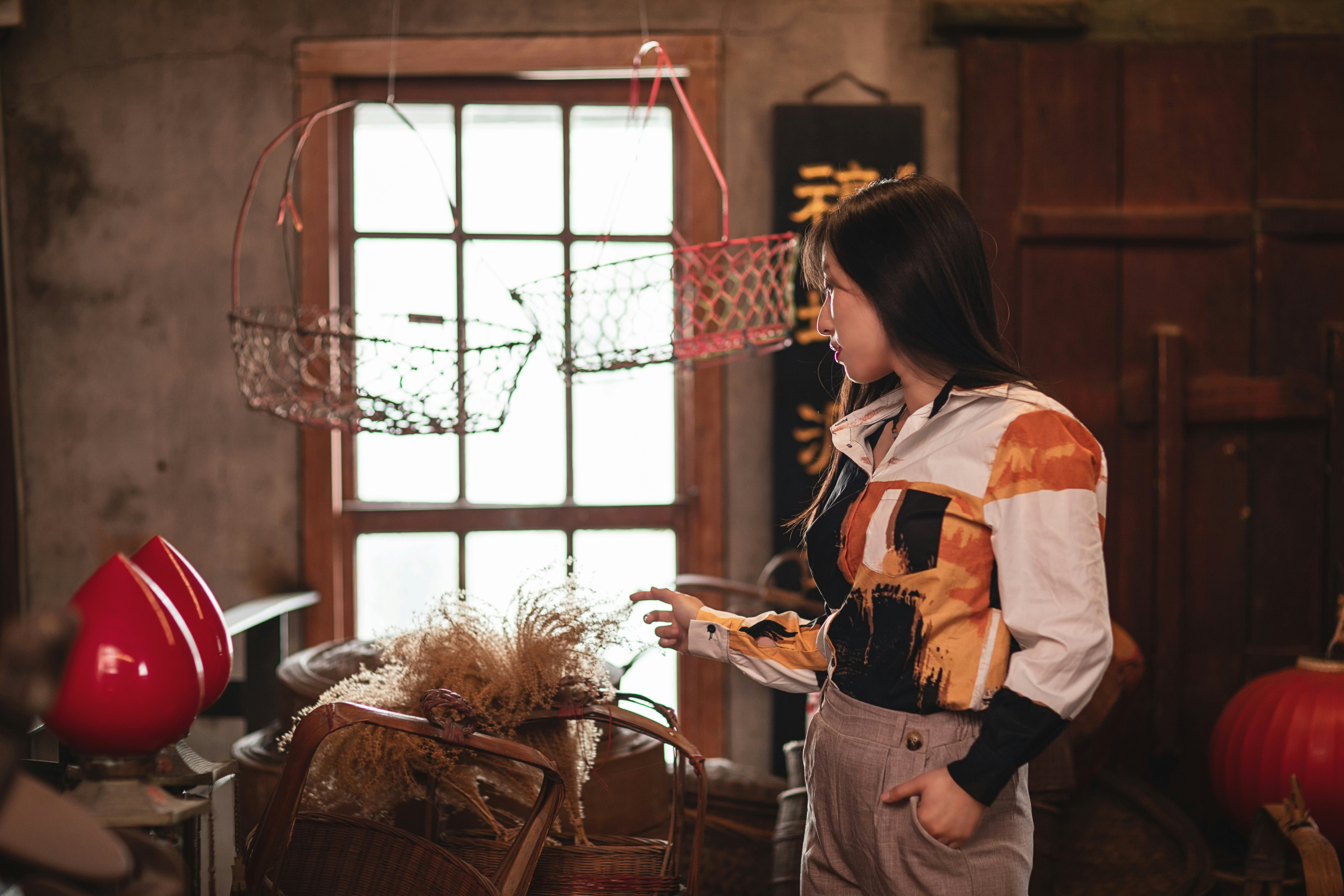 a person holding a plate of food
