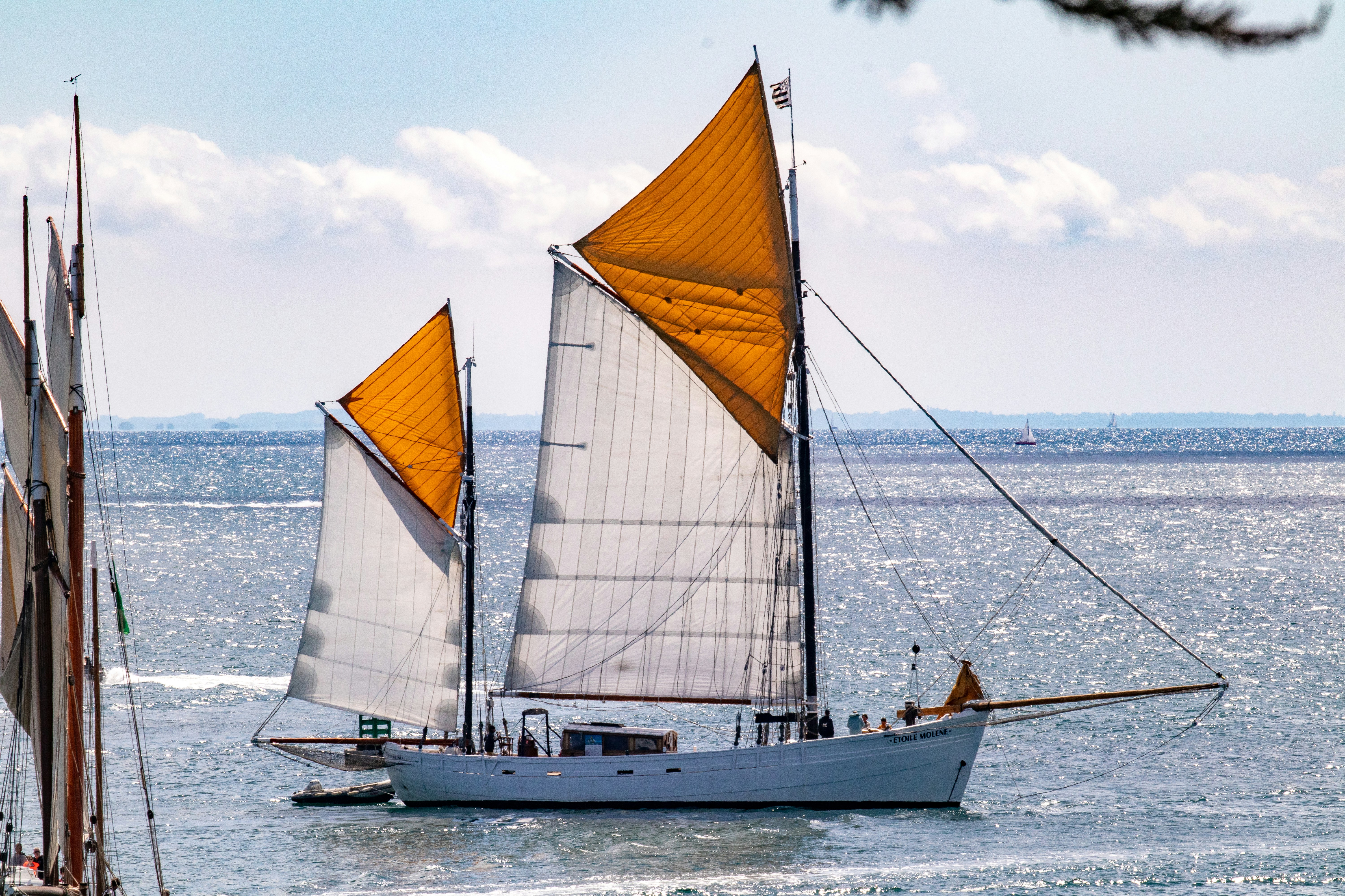 a sailboat in the water