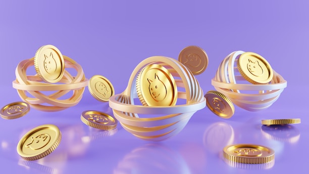 a pile of coins