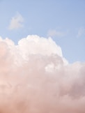 a large white cloud