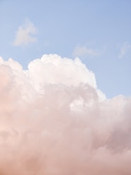 a large white cloud