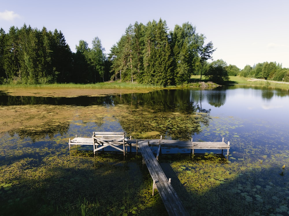 a dock over a body of water