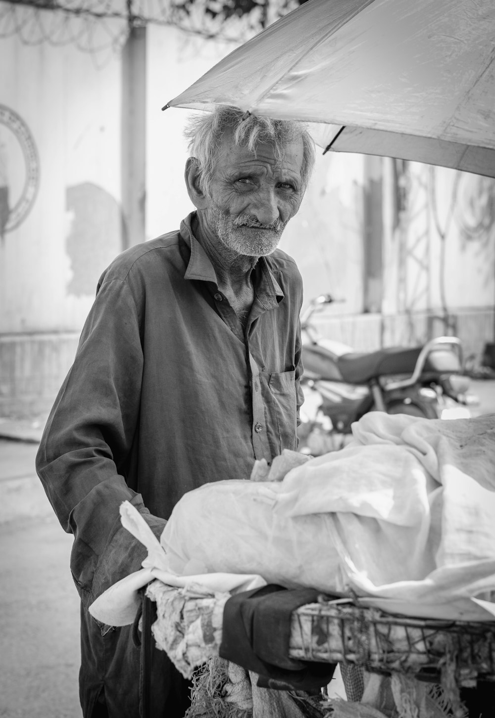 a man holding a baby