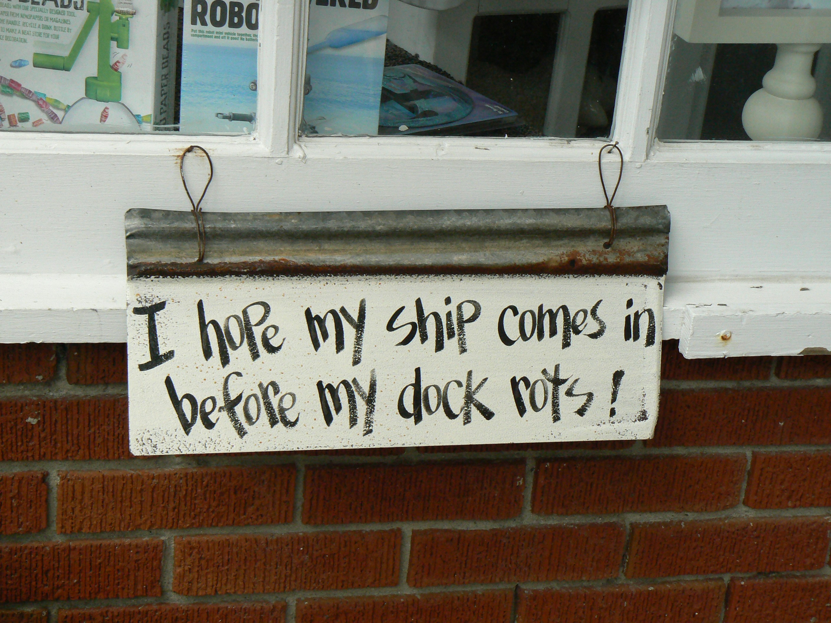 stacks of signs